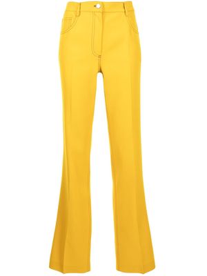 Giambattista Valli high-waist straight-leg trousers - Yellow