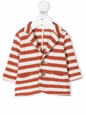 Zhoe & Tobiah striped knit blazer - Neutrals