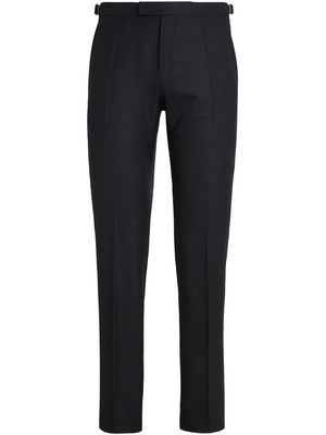 Ermenegildo Zegna tailored wool trousers - Black