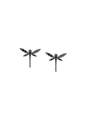 Anapsara mini dragonfly earrings - Black