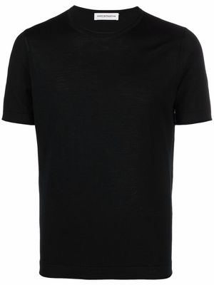 GOES BOTANICAL crew-neck fitted T-shirt - Black