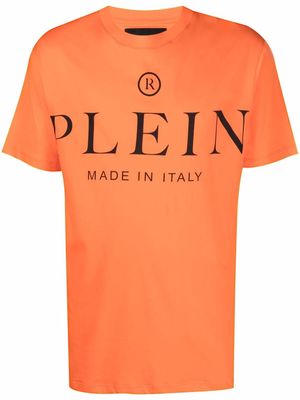 Philipp Plein logo print T-shirt - Orange
