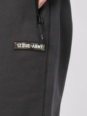 izzue plain track trousers - Grey