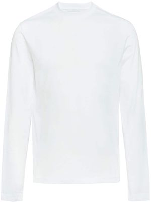 Prada long-sleeved jersey T-shirt - White