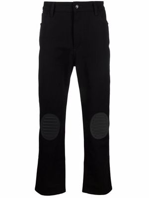 Ferrari logo straight-leg jeans - Black