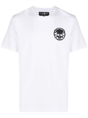 Hydrogen skull logo print T-shirt - White