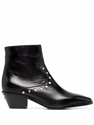 Zadig&Voltaire Tyler studded ankle boots - Black