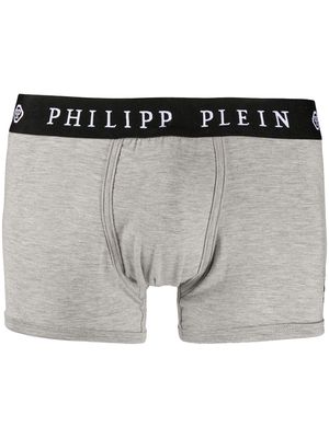 Philipp Plein skull embroidery boxers - Grey