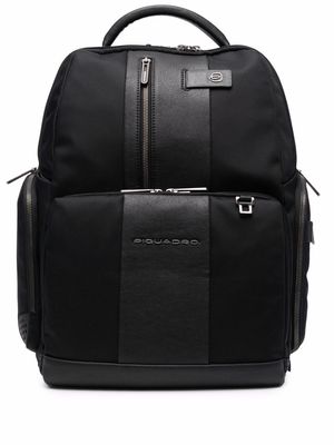 PIQUADRO Bagmotic panelled backpack - Black