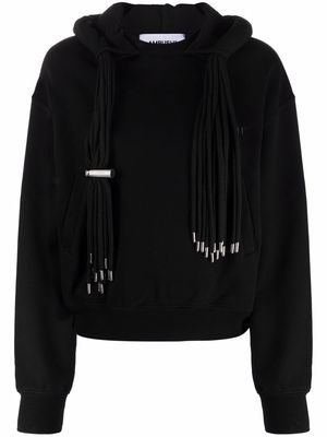 AMBUSH multicord cotton hoodie - Black