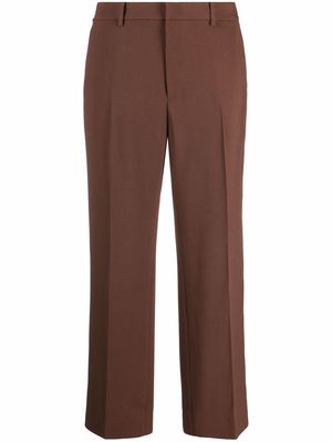 Nº21 tailored cropped trousers - Brown