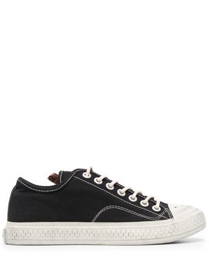 Acne Studios canvas lace-up sneakers - Black