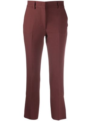 MSGM tailored cropped trousers - Brown
