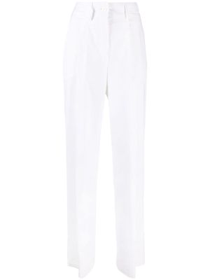 LANVIN high-waisted wide-leg trousers - White