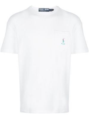 Palace x Polo Ralph Lauren logo embroidered T-shirt - White