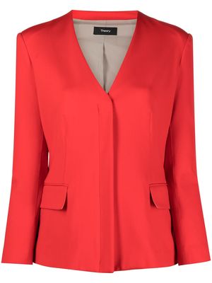 Theory single-breasted tailored blazer