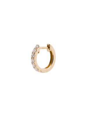 Roxanne First 14kt yellow gold medium chubby hoop earring