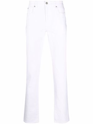 Z Zegna logo-patch detail jeans - White