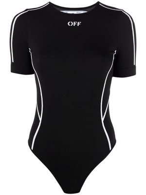 Off-White OFF-stamp seamless bodysuit - Black