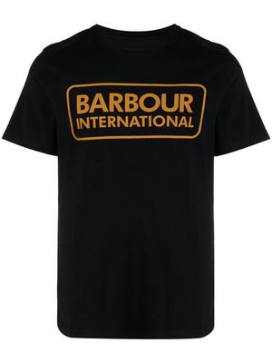 Barbour logo-print cotton T-shirt - BLACK