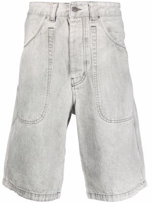 Diesel stonewashed denim shorts - Grey
