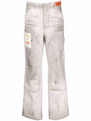 Heron Preston dirt wash carpenter jeans - Grey