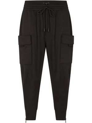 Dolce & Gabbana tapered-leg track pants - Black
