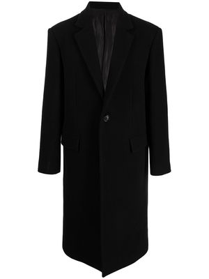 Juun.J fitted single-breasted coat - Black