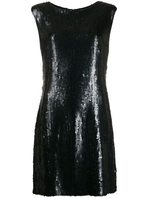 Chanel Pre-Owned 2007 sequinned fitted dress - Black
