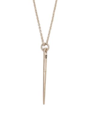Parts of Four Spike chain necklace - Silver