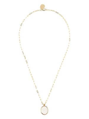 Simone Rocha porcelain medallion necklace - Gold