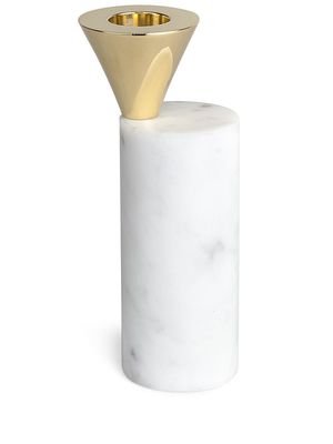Skultuna Streamers 100 - B candle holder - White