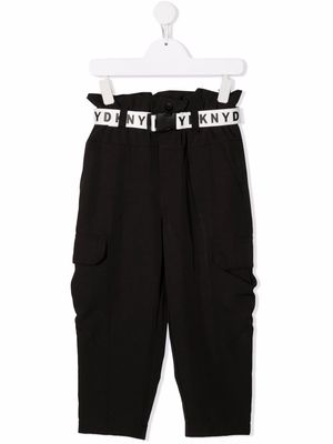 Dkny Kids stretch cargo trousers - Black