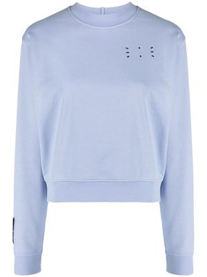 MCQ patch-detail sweatshirt - Purple