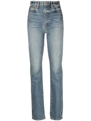 KHAITE Daria high-waisted denim jeans - Blue