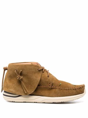 visvim lace-up suede boots - Brown