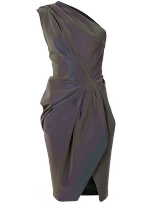 Maticevski iridescent draped dress - Purple