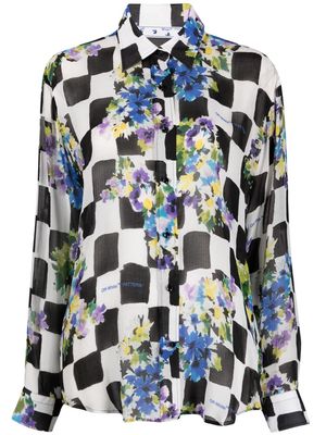 Off-White New Basic floral shirt