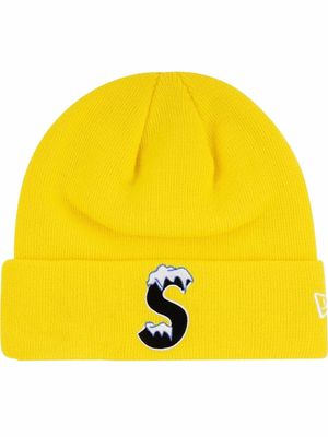 Supreme New Era beanie hat - Yellow