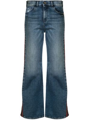 Emporio Armani mid rise flared jeans - Blue