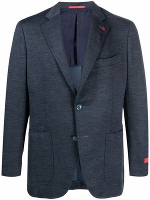 Isaia single-breasted tailored blazer - Blue