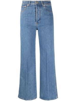 LANVIN high-rise flared jeans - Blue