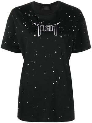 Philipp Plein crystal-embellished T-shirt - Black