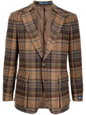 Polo Ralph Lauren single-breasted wool blazer - Brown
