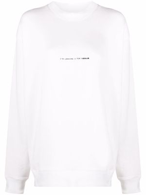 TTSWTRS graphic-print sweatshirt - White