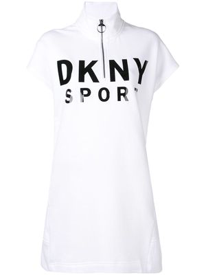 DKNY shortsleeved jersey dress - White