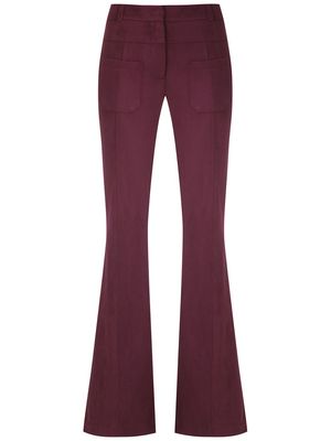 Olympiah slim fit flared trousers - Purple