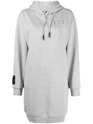 MCQ logo-patch sweater dress - Grey