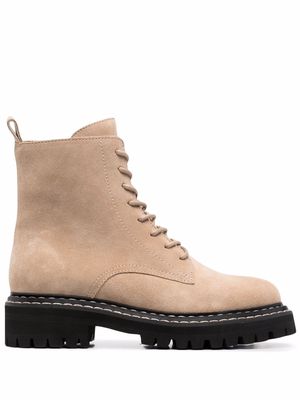 12 STOREEZ side-zip boots - Neutrals