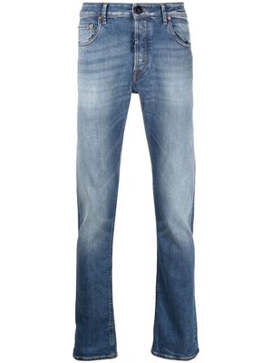 Hand Picked mid-rise straight-leg jeans - Blue